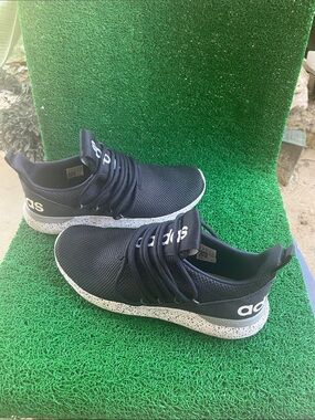 adidas navy blue Sneakers with Speckled White Sole